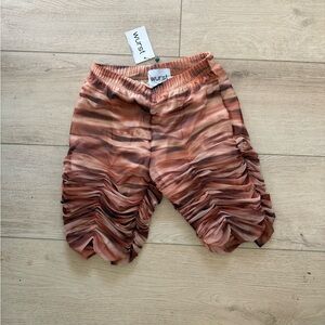 Women's Athletic Shorts - Brown